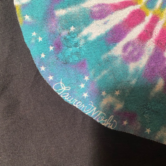 New Lauren Moshi Cold Shoulder Tye Dye Tongue - Picture 5 of 10